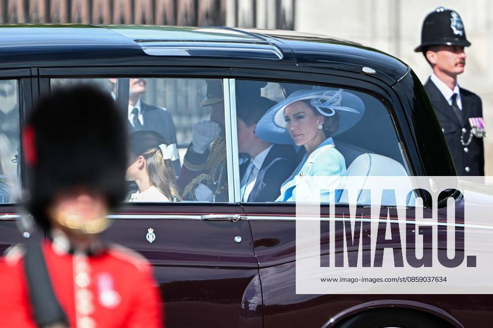 Trooping the Colour marks King Charles III’s official birthday in London LONDON, UNITED KINGDOM - JUNE 13: Princess Kate arrives at Buckingham Palace during the Trooping the Colour ceremony marking the official birthday of King Charles III in London, United Kingdom, on June 13, 2026. The centuries-old ceremonial event brings together members of the Royal Family and military units of the Household Division for annual celebrations. Rasid Necati Aslim Anadolu London United Kingdom. Editorial use only. Please get in touch for any other usage.