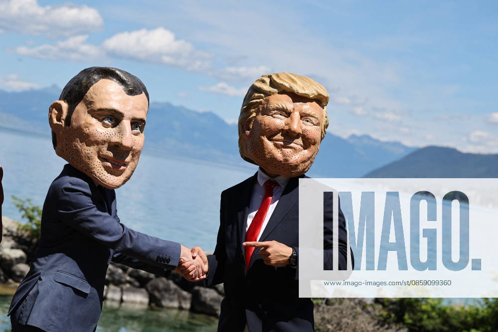 Illustration of the G7 Taboo Topics montage on the site of the G7 summit in Evian on June 14, 2026 Dominique Jacovides Bestimage Illustration of the G7 Taboo Topics montage on the site of the G7 summit in Evian on June 14, 2026 Evian France