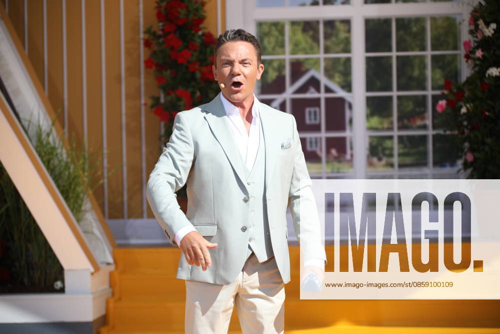 Stefan Mross on the ARD TV show Immer wieder sonntags at Europa Park Rust