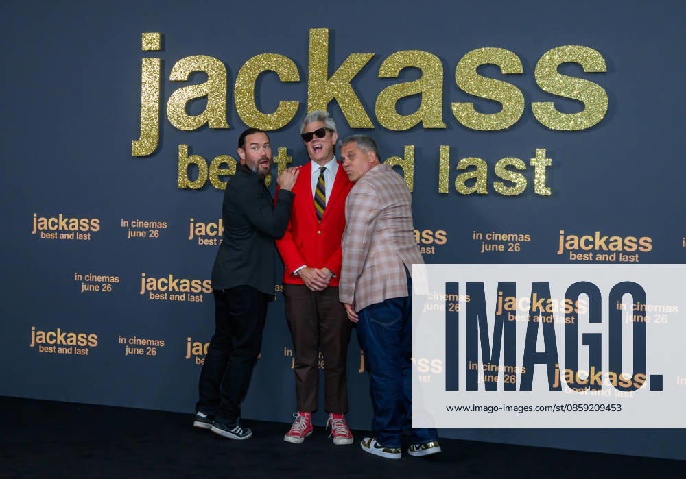 Fan viewing of Jackass: Best and Last? in BFI IMAX Waterloo,London, UK on 15 June 2026 Chris Pontius, Johnny Knoxville and Director Jeff Tremaine attend the fan viewing of jackass: best and last? in BFI IMAX Waterloo, London, UK on 15 June 2026., Credit:Tina Korhonen Tina Korhonen - B162 Avalon United Kingdom, London