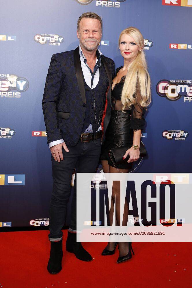 Jenke von Wilmsdorff with his wife Mia Bergmann at the presentation of the 22 German Comedy Award 2018 in the Brainpool Studios Cologne 07 10 2018 Foto:xC.xFuturexImage