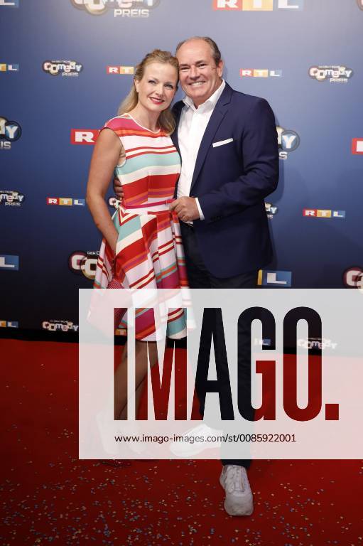 Wolfram Kons with his wife Alexa Apermann at the presentation of the 22 German Comedy Award 2018 in the Brainpool Studios Cologne 07 10 2018 Foto:xC.xFuturexImage