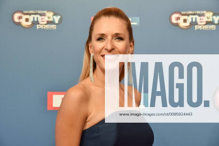Stefanie Hertel arrives on 07 10 2018 in Cologne for the German Comedy Award 2018