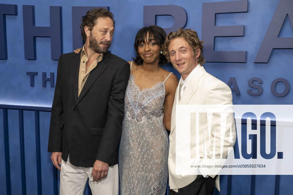 EBON MOSS-BACHRACH, AYO EDEBIRI and JEREMY ALLEN WHITE attend The Final Family Meal event to celebrate the Season 5 Premiere of The Bear on FX at Nine Orchard in New York. 15 June 2026 New York USA - ZUMAa265 20260615_zep_a265_161