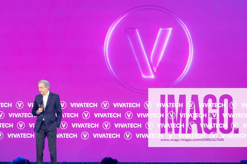 Vivatech 2026 - Opening Ceremony with Bernard Arnault LVMH chairman and CEO Bernard Arnault during the opening ceremony at the VivaTech technology startups and innovation fair at the Paris Expo Porte de Versailles, in Paris, France on June 17, 2026. Photo by Alexis Jumeau ABACAPRESS.COM Paris France