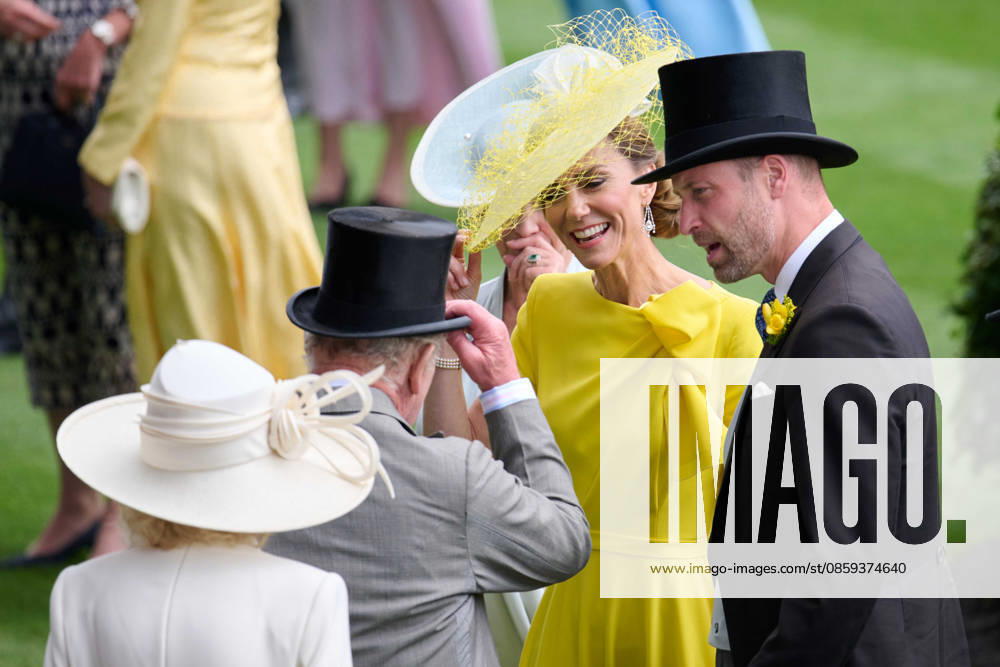 Day 2 of Royal Ascot at Ascot Racecourse, Ascot, UK Ascot, UK. 17 June, 2026. King Charles III and Catherine, Princess of Wales greet during the Royal Procession ahead of the racing on Day 2 of Royal Ascot at Ascot Racecourse., Credit:Bart Lenoir Avalon UK, Ascot