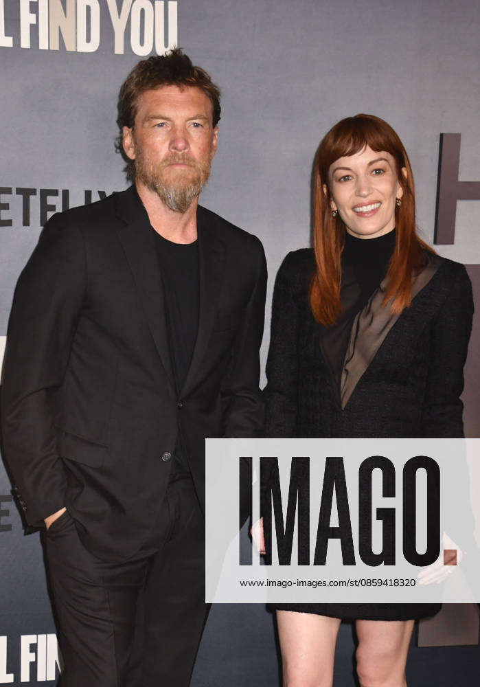 NEW YORK, NY - JUNE 17: Sam Worthington and Britt Lower at the Netflix premiere the New Harlan Coben series, I Will Find You on June 17, 2026 at The Plaza Hotel in New York City.