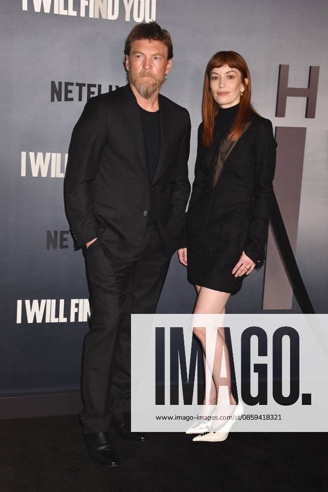NEW YORK, NY - JUNE 17: Sam Worthington and Britt Lower at the Netflix premiere the New Harlan Coben series, I Will Find You on June 17, 2026 at The Plaza Hotel in New York City.