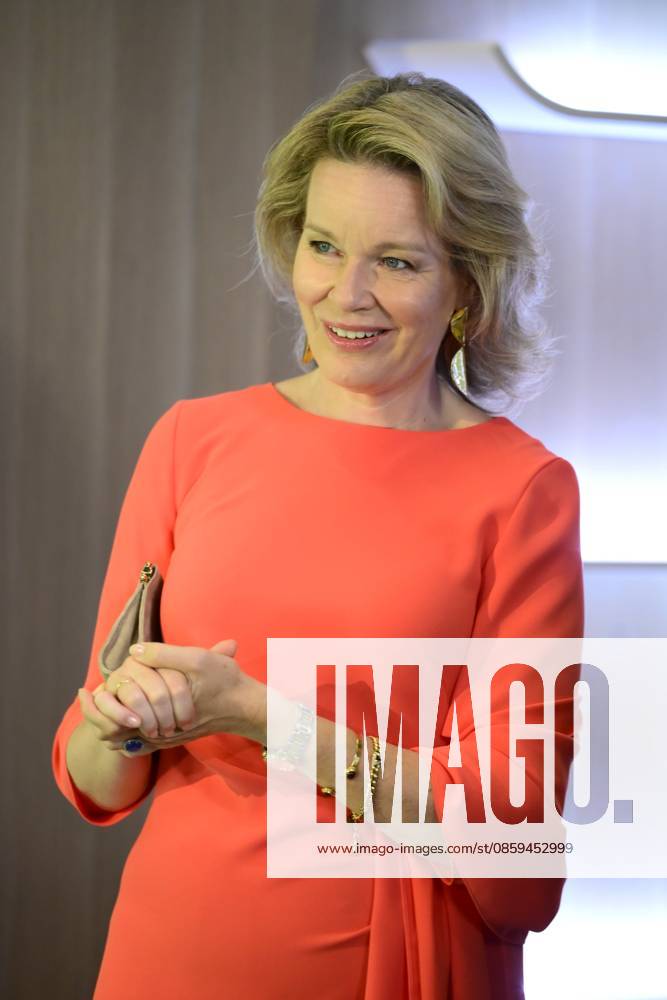 King Philippe And Queen Mathilde Visit Media Square EVERE, BELGIUM - JUNE 18: Queen Mathilde of Belgium pictured visiting Media Square, the RTBF s new headquarters in Brussels.on June 18, 2026 in Evere, Belgium, 18 06 2026 Evere Belgium