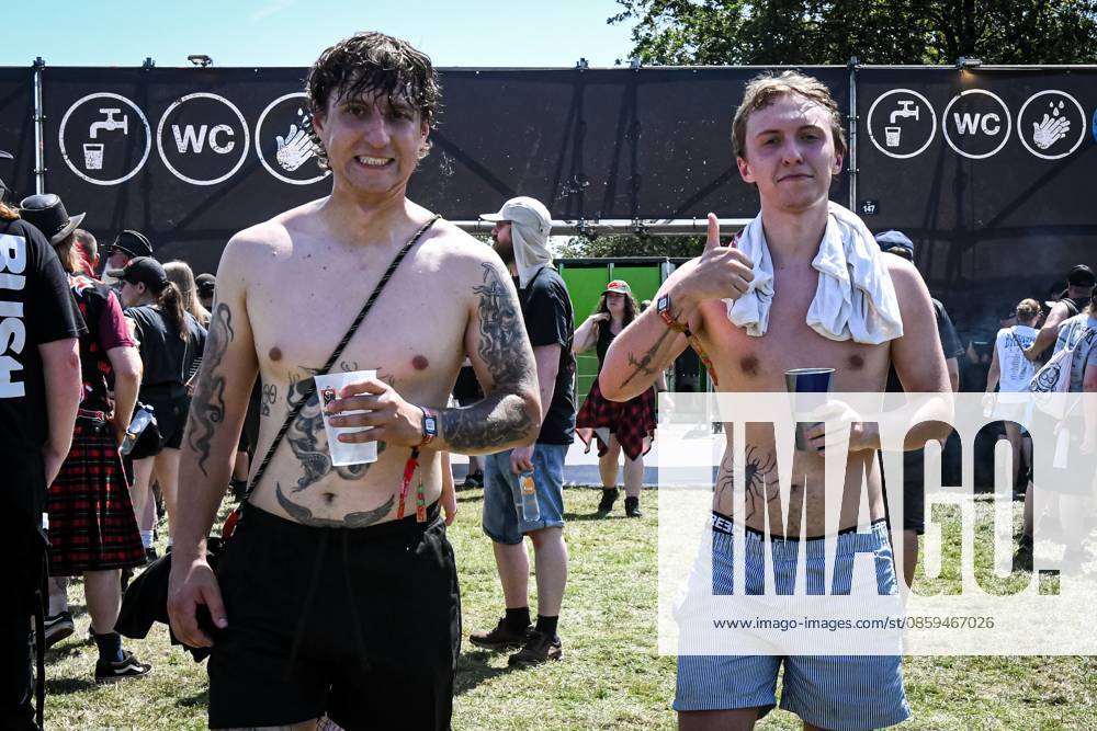 Festival visitors pictured at the first day of the Graspop Metal Meeting festival 2026, in Dessel, on Thursday 18 June 2026. The festival takes pace from 18 till 21 June. JILLxDELSAUX 178059737