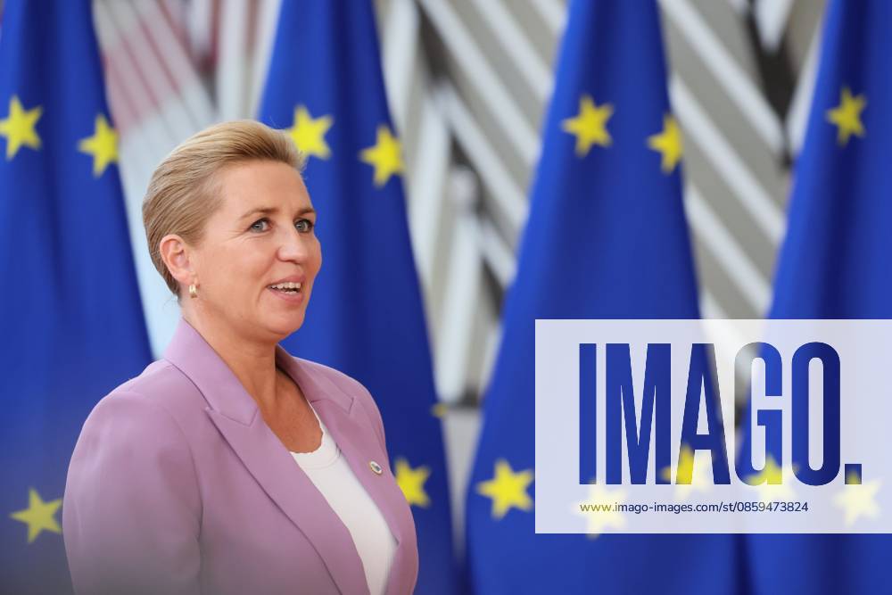 Denmark¿s Prime Minister Mette Frederiksen pictured at a European Council Summit, Thursday 18 June 2026, at the Council of the European Union, in Brussels. BENOITxDOPPAGNE 178079733