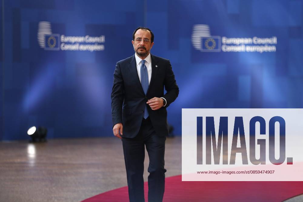 Brussels, Belgium, June 18, 2026, European Union Building, EU Summit, Nikos Christodoulidis, President of the Republic of Cyprus,detected_source_language