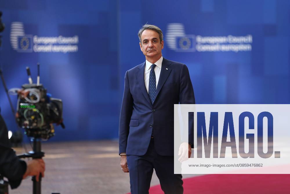Brussels, Belgium, June 18, 2026; European Union Building; EU Summit; Kyriakos Mitsotakis, Prime Minister of Greece,detected_source_language