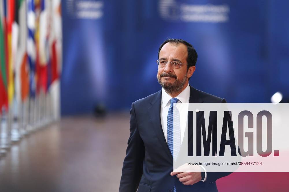 Brussels, Belgium, June 18, 2026, European Union Building, EU Summit, Nikos Christodoulidis, President of the Republic of Cyprus,detected_source_language