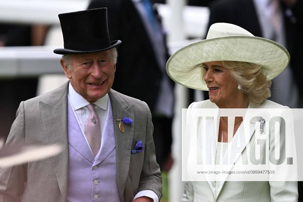 Royal Ascot 2026 BERKSHIRE, UNITED KINGDOM - JUNE 18: King Charles III and Queen Camilla attend the third day of the traditional Royal Ascot horse racing event, which has been held since 1711, in Berkshire, United Kingdom on June 18, 2026. Rasid Necati Aslim Anadolu Berkshire United Kingdom. Editorial use only. Please get in touch for any other usage.