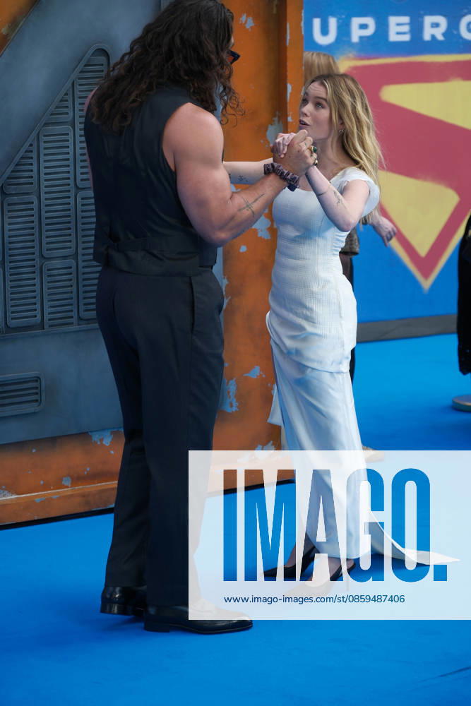 Supergirl UK Sneak Peek Fan Event, Cineworld Leicester Square, London, UK, 18 June 2026. Jason Momoa and Milly Alcock at Supergirl UK Sneak Peek Fan Event, Cineworld Leicester Square, London, UK, 18 June 2026., Credit:Julie Edwards Avalon United Kingdom, London