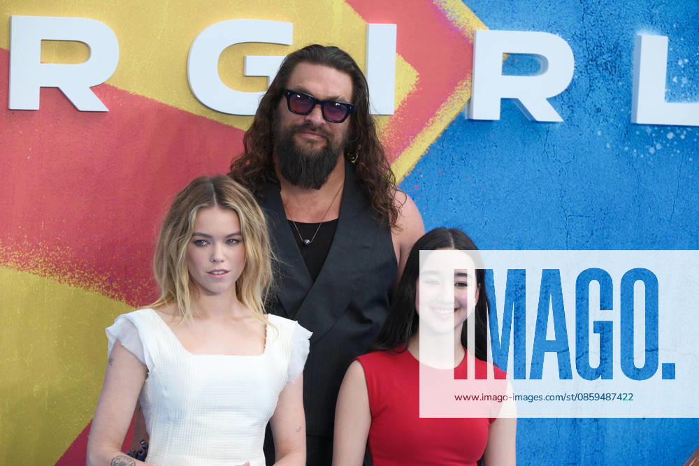 Supergirl UK Sneak Peek Fan Event, Cineworld Leicester Square, London, UK, 18 June 2026. Milly Alcock, Jason Momoa and Eve Ridley at Supergirl UK Sneak Peek Fan Event, Cineworld Leicester Square, London, UK, 18 June 2026., Credit:Julie Edwards Avalon United Kingdom, London