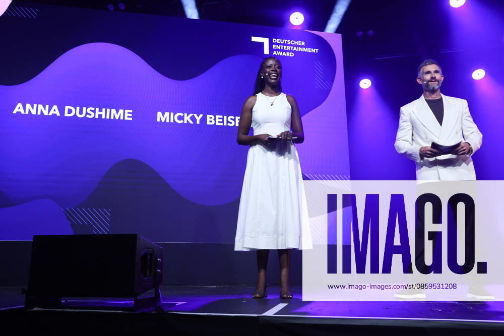 Anna Dushime and Micky Beisenherz at the German Entertainment Award ceremony on June 18, 2026, in Cologne Anna Dushime and Micky Beisenherz attend the German Entertainment Award ceremony on June 18, 2026, in Cologne German Entertainment Award in Cologne,detected_source_language