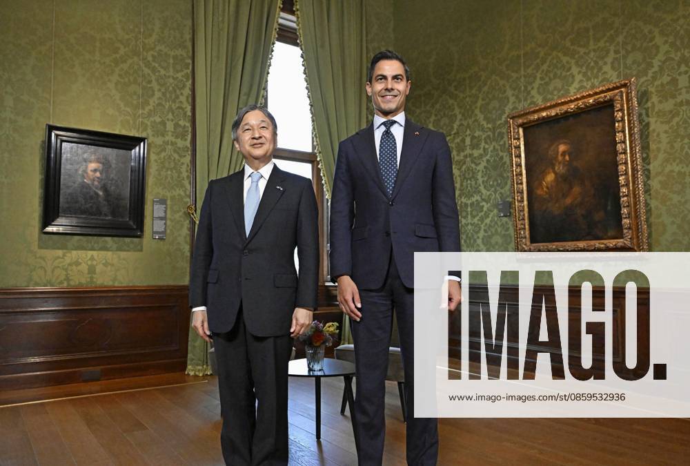Japan s emperor in The Hague Emperor Naruhito of Japan and Dutch Prime Minister Rob Jetten pose for a photo at the Mauritshuis in The Hague, the Netherlands, on June 18, 2026, during the emperor s state visit. A14AA0005619457P