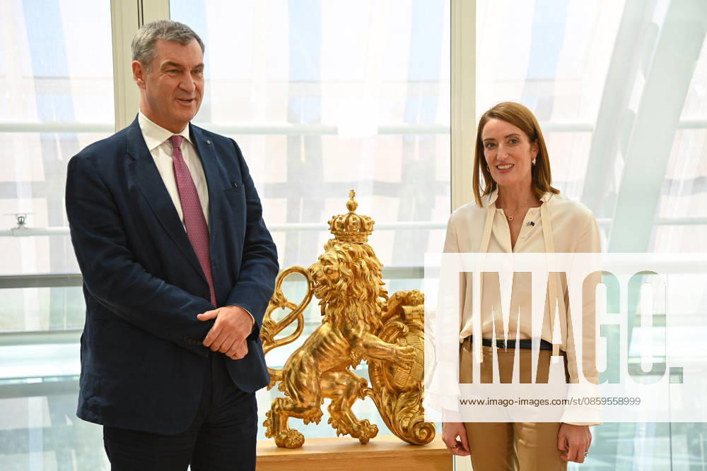 Meeting between Markus SOEDER, Minister-President of Bavaria and Chairman of the CSU, and Roberta Metsola, President of the European Parliament, on June 19, 2026, at the Orangery of the Bavarian State Chancellery in Munich,detected_source_language