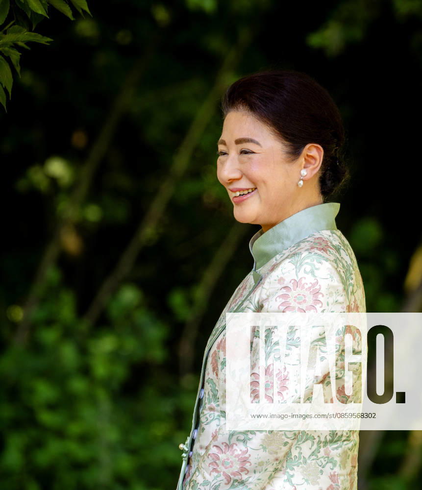 Amsterdam Empress Masako planting a cherry tree in the Blossom Park in the Amsterdam Forest on the 3rd and last day of the 3 day statevisit to the Netherlands. Â