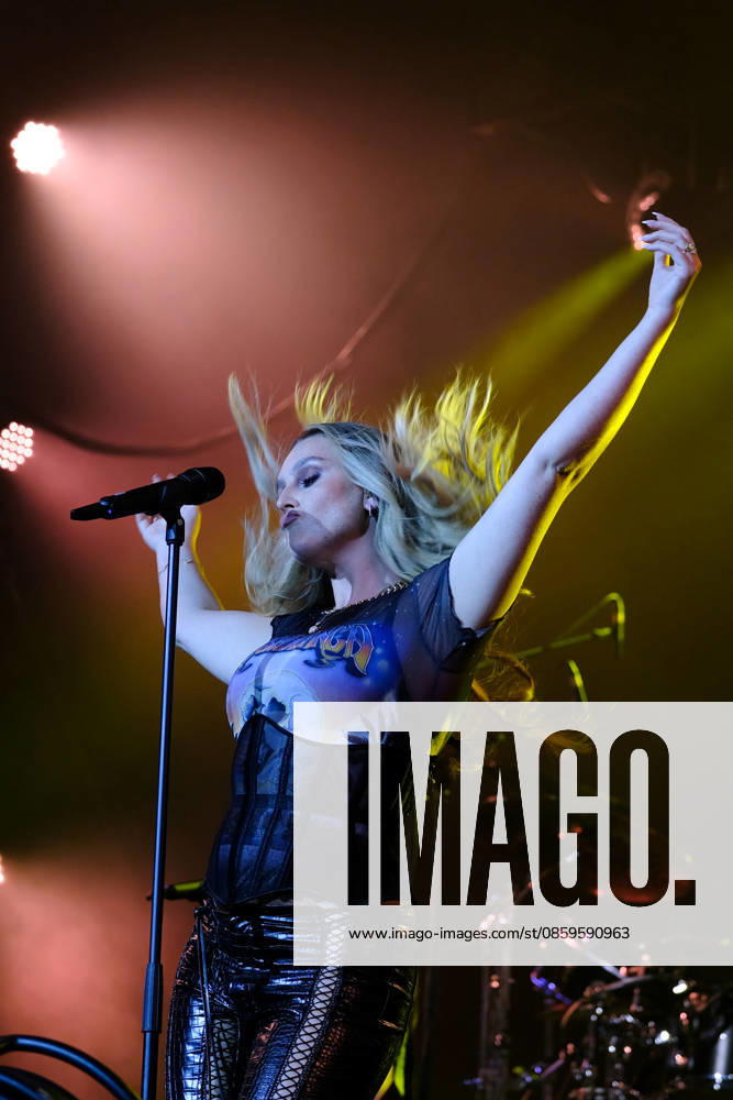 Perrie performs at the Isle of Wight festival in Newport, UK - 19 Jun 2026 English singer songwriter Perrie Louise Edwards known professionally as Perrie performing live on stage at the Isle of Wight festival. Her music career began when she auditioned for The X Factor UK, and joined the line up for Little Mix. She launched her career as a solo artist in 2024 Newport United Kingdom