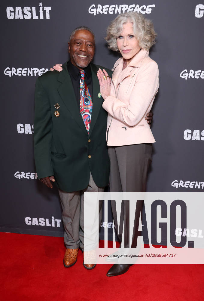 Santa Monica CA June 19: Manning Rollerson jr.III, Jane Fonda. at the Los Angeles Premiere Of Gaslit held at The Laemmle Monica Film Center in Santa Monica, CA. on June 19, 2026 Credit: AdMedia Santa Monica USA - ZUMAa123 20260619_zaa_a123_168