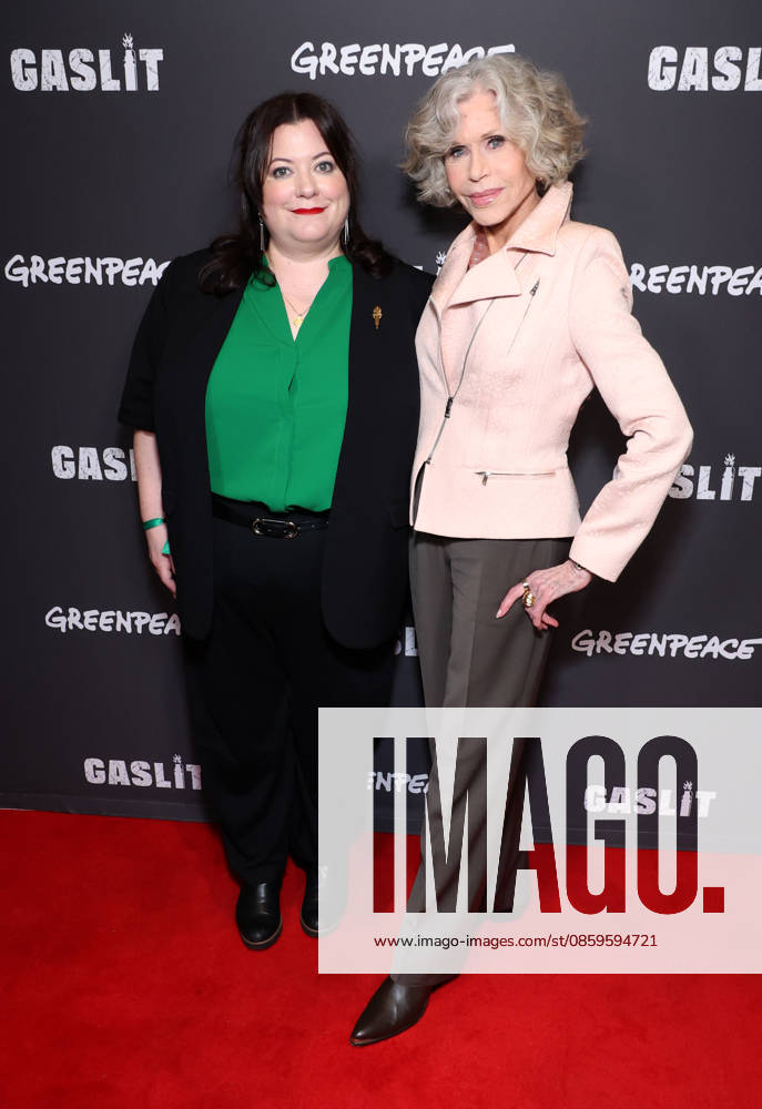 Santa Monica CA June 19: Katie Camosy, Jane Fonda. at the Los Angeles Premiere Of Gaslit held at The Laemmle Monica Film Center in Santa Monica, CA. on June 19, 2026 Credit: AdMedia Santa Monica USA - ZUMAa123 20260619_zaa_a123_147