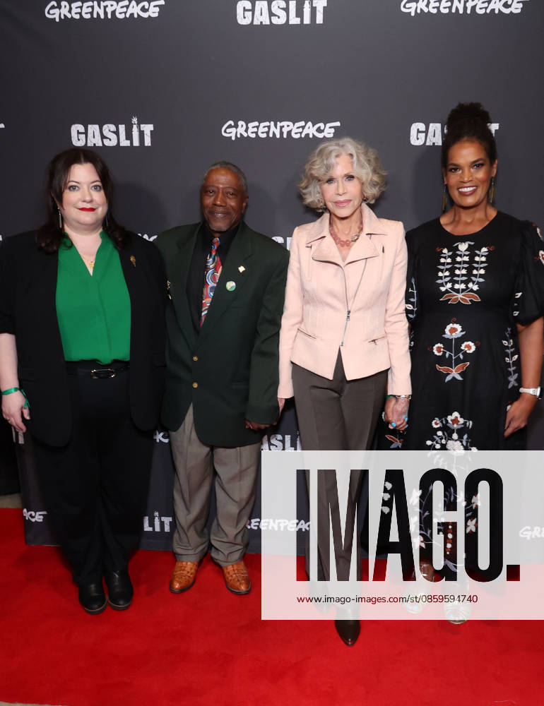 Santa Monica CA June 19: Katie Camosy, Manning Rollerson jr.III, Jane Fonda, Jo Banner. at the Los Angeles Premiere Of Gaslit held at The Laemmle Monica Film Center in Santa Monica, CA. on June 19, 2026 Credit: AdMedia Santa Monica USA - ZUMAa123 20260619_zaa_a123_166