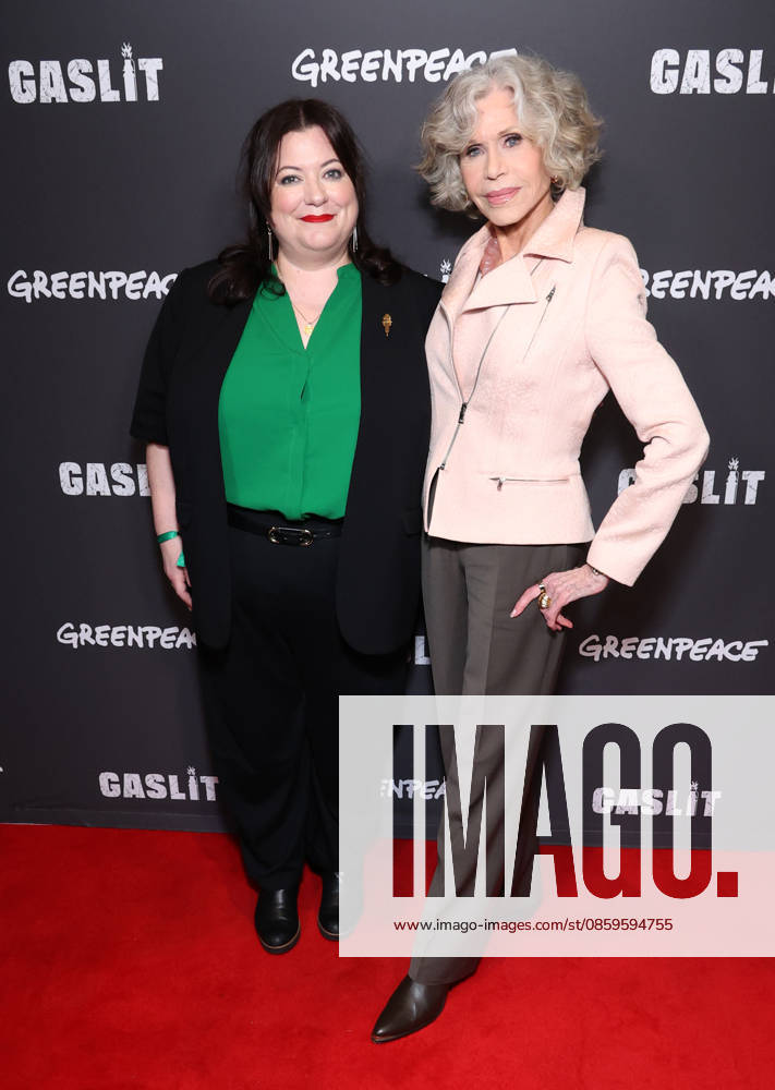 Santa Monica CA June 19: Katie Camosy, Jane Fonda. at the Los Angeles Premiere Of Gaslit held at The Laemmle Monica Film Center in Santa Monica, CA. on June 19, 2026 Credit: AdMedia Santa Monica USA - ZUMAa123 20260619_zaa_a123_182