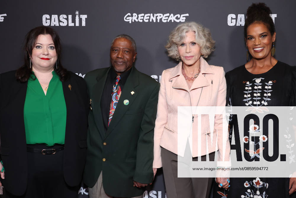 Santa Monica CA June 19: Katie Camosy, Manning Rollerson jr.III, Jane Fonda, Jo Banner. at the Los Angeles Premiere Of Gaslit held at The Laemmle Monica Film Center in Santa Monica, CA. on June 19, 2026 Credit: AdMedia Santa Monica USA - ZUMAa123 20260619_zaa_a123_151
