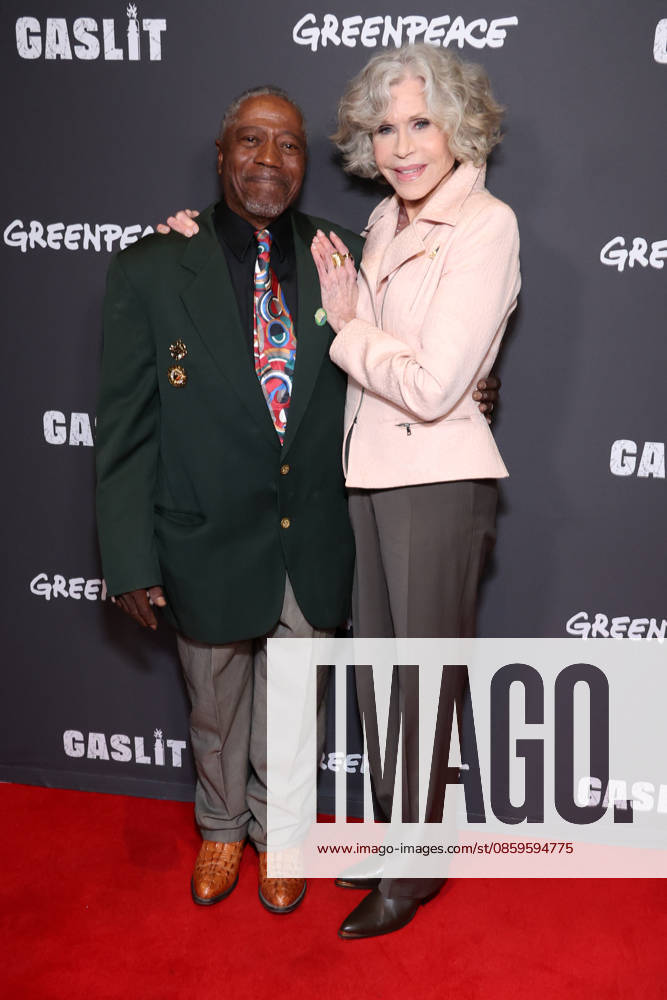 Santa Monica CA June 19: Manning Rollerson jr.III, Jane Fonda. at the Los Angeles Premiere Of Gaslit held at The Laemmle Monica Film Center in Santa Monica, CA. on June 19, 2026 Credit: AdMedia Santa Monica USA - ZUMAa123 20260619_zaa_a123_154