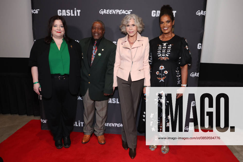 Santa Monica CA June 19: Katie Camosy, Manning Rollerson jr.III, Jane Fonda, Jo Banner. at the Los Angeles Premiere Of Gaslit held at The Laemmle Monica Film Center in Santa Monica, CA. on June 19, 2026 Credit: AdMedia Santa Monica USA - ZUMAa123 20260619_zaa_a123_155