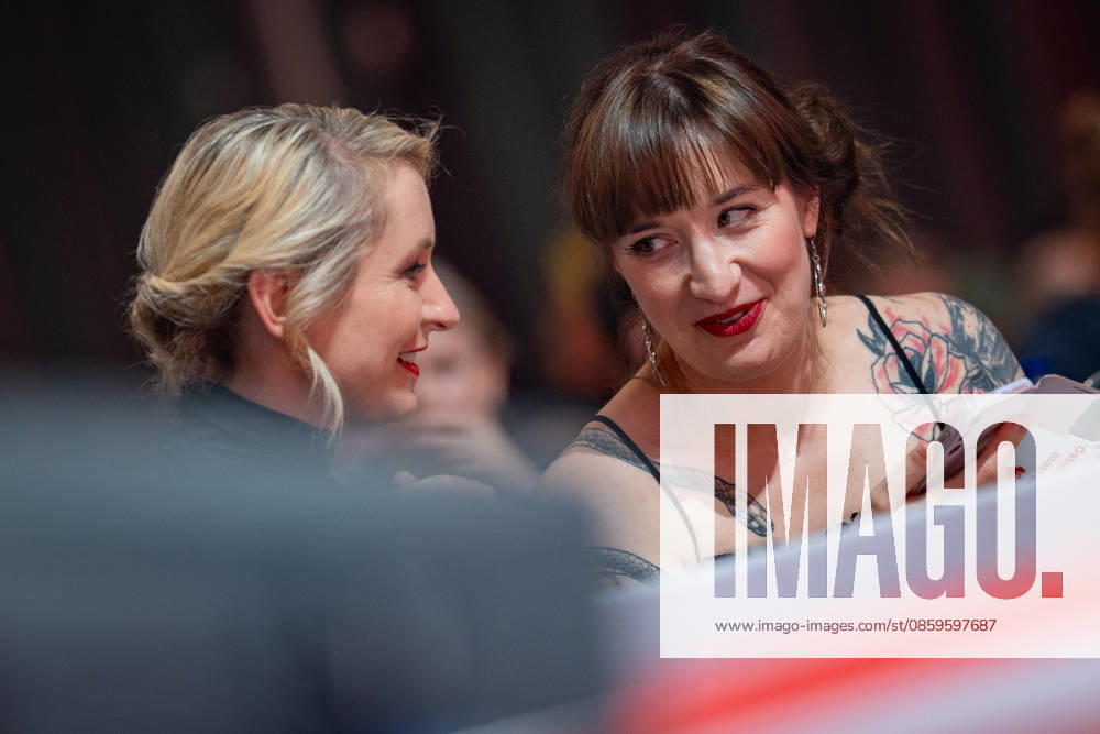 Ines Schwerdtner, party chair; Heidi Reichinnek, parliamentary group leader in the Bundestag; from left