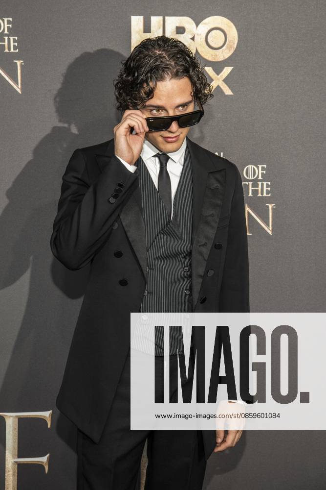 ABB HBO Harry Collett, wearing sunglasses, walked the red carpet at the German premiere of the third season of the HBO Original series House of the Dragon at Kino International on June 19, 2026, in Berlin, Germany,detected_source_language