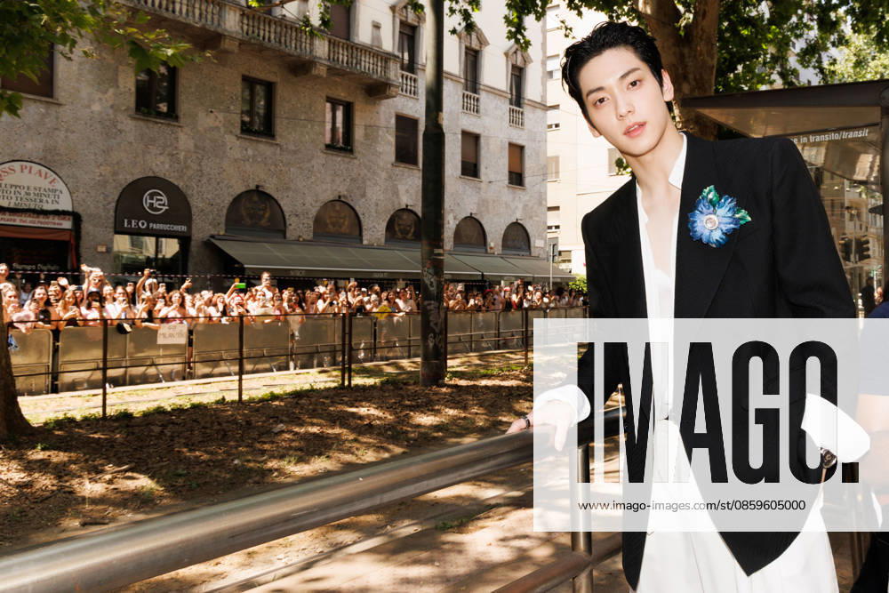 News - Dolce&Gabbana Spring 2027 Men s Collections Show - Celebrities MILAN, ITALY - JUNE 20, 2026: Soobin of Tomorrow X Together leaves the Dolce&amp;Gabbana Men s Spring Summer 2027 collection runway show during the Milan Fashion Week Menswear in Milan, Italy. Photo: Cinzia Camela. Milan Metropol Italy