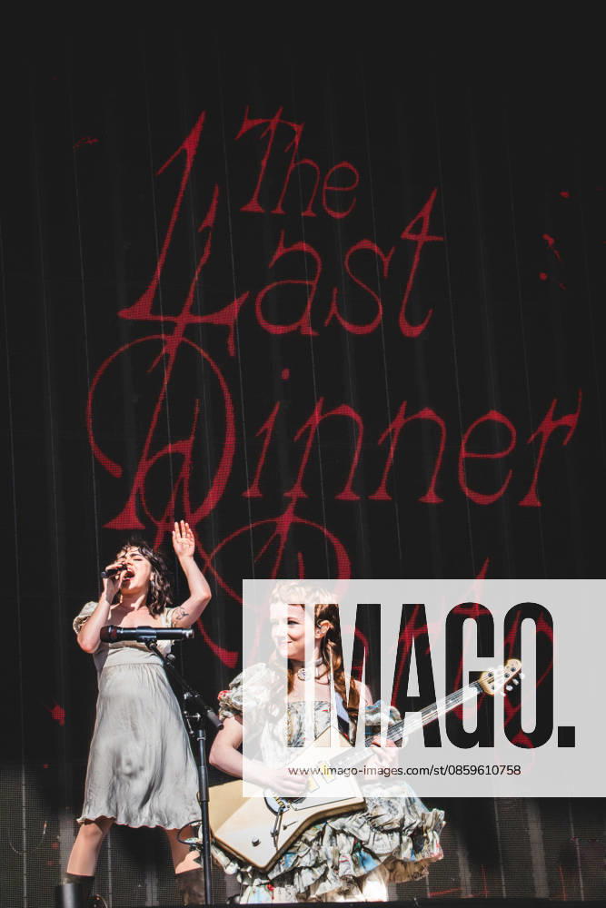 The Last Dinner Party performing live on the Main Stage at TRNSMT Festival, Glasgow Green on Saturday 20 June 2026. The Last Dinner Party performing live on the Main Stage at TRNSMT Festival, Glasgow Green on Saturday 20 June 2026. Brit Award-winning British indie rock band known for their theatrical and Renaissance-inspired aesthetic. Part of the TRNSMT 2026 weekend series in Glasgow., Credit:Adam Hampton-Matthews Avalon
