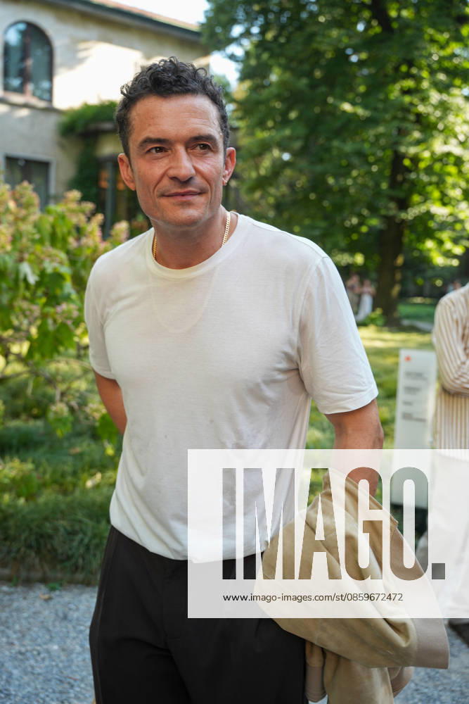 IPA85922731 - Milan, Milan Mens Fashion Week Spring Summer 2027 - Mens Fashion, Spring Summer 2027 - TODS presentation - arrivals Pictured: Orlando Bloom