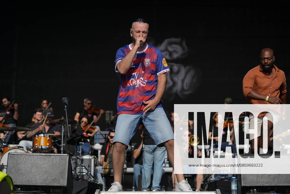 ROCK IN RIO LISBOA 2026 ROCK IN RIO LISBOA: Sam The Kid performing at Palco Musica Valley on second day of Rock In Rio Lisboa, at Parque Tejo, in Lisbon, Portugal, this Sunday 21. (Photo: Bruno de Carvalho Brazil Photo Press) Lisboa Parque das Nacoes Lisboa Portugal