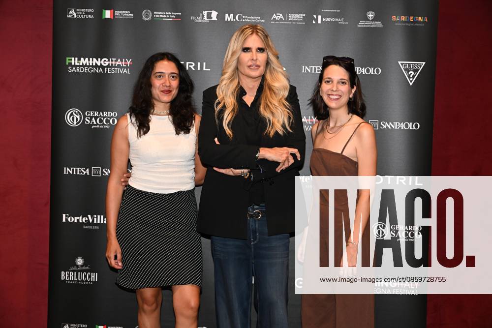 IPA85937218 - Rome: Casa del Cinema. Presentation of the Filming Italy Sardegna Festival. Pictured: Ludovica Galletta, Tiziana Rocca, Federica Corti