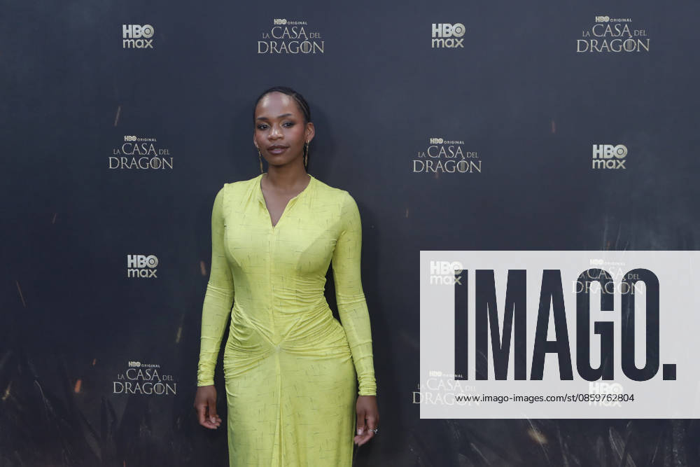 British actress BETHANY ANTONIA who plays the role of Lady Baela Targaryen poses on the red carpet during the special screening event for the first episode of season three of the HBO series House of the Dragon . The premiere was held at the Terraza del Campo del Moro in Madrid. The highly anticipated fantasy series is based on George R R Martins book Fire and Blood and explores the epic history of House Targaryen set two hundred years before the events of Game of Thrones Madrid Spain - ZUMAo127 20260622_zep_o127_017