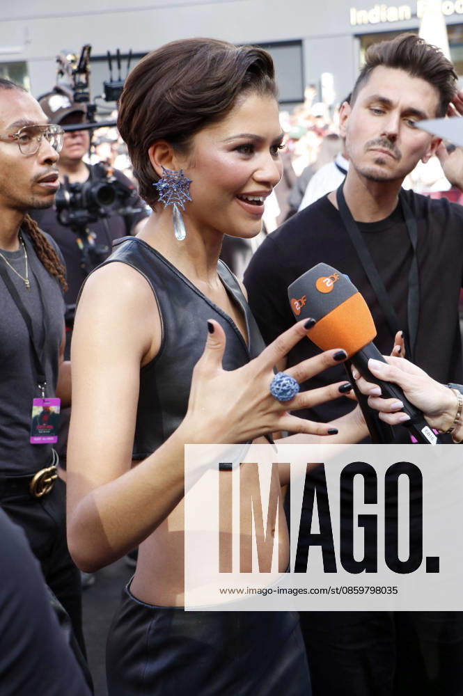 Zendaya at the fan event for the movie Spider-Man Foto:xA.xFuturexImagex spiderman_berlin_6689