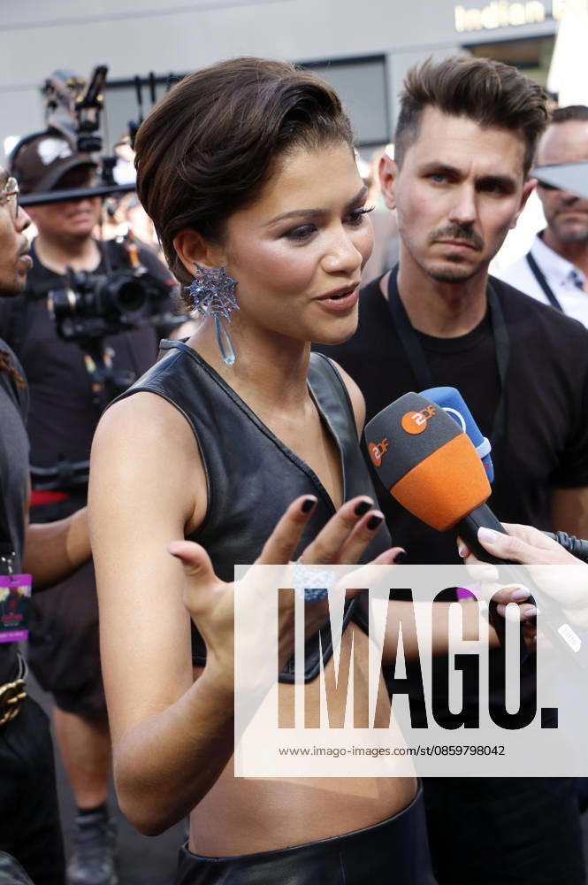 Zendaya at the fan event for the movie Spider-Man Foto:xA.xFuturexImagex spiderman_berlin_6693