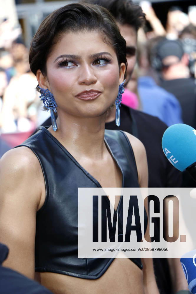 Zendaya at the fan event for the movie Spider-Man Foto:xA.xFuturexImagex spiderman_berlin_6697