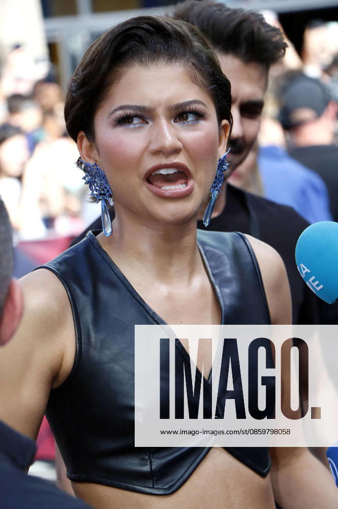 Zendaya at the fan event for the movie Spider-Man Foto:xA.xFuturexImagex spiderman_berlin_6698