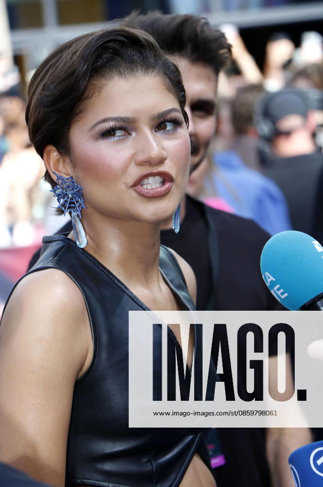 Zendaya at the fan event for the movie Spider-Man Foto:xA.xFuturexImagex spiderman_berlin_6700