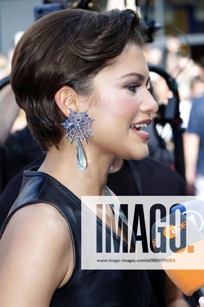 Zendaya at the fan event for the movie Spider-Man Foto:xA.xFuturexImagex spiderman_berlin_6701