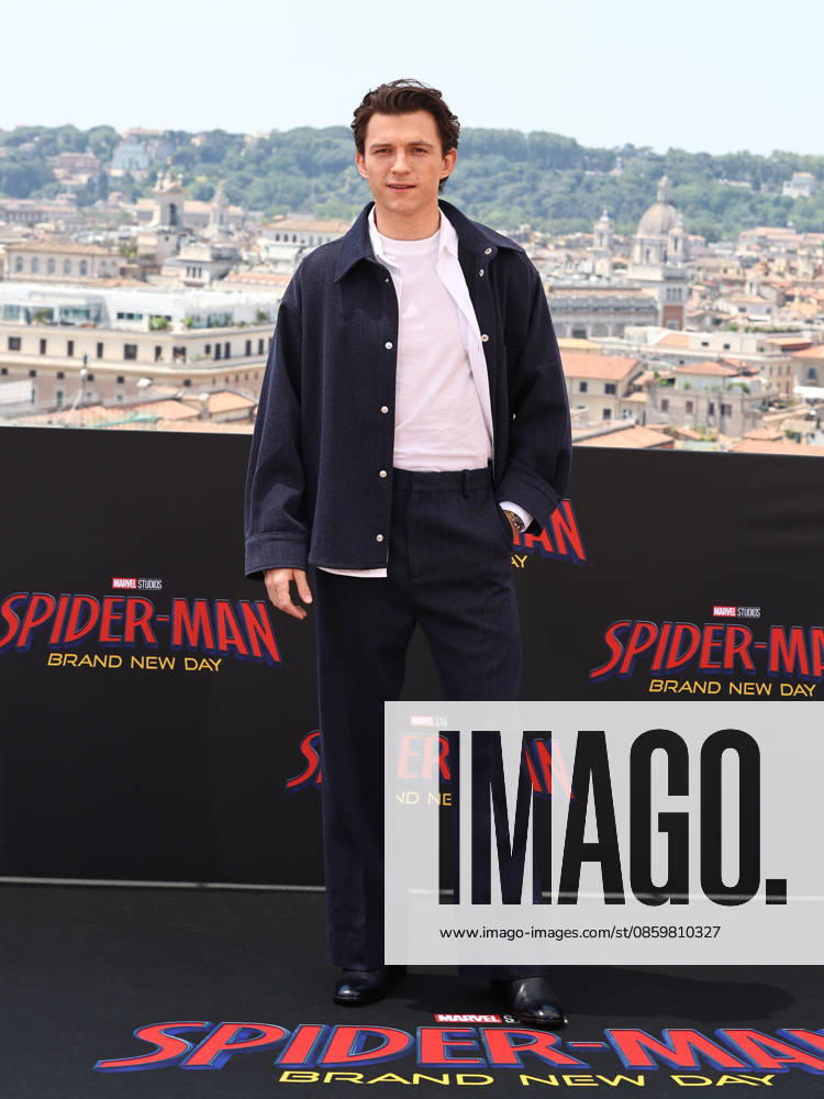 IPA85968668 - Rome, Hotel De la Ville, photocall for the movie Spider-Man: A New Beginning. Pictured: Tom Holland