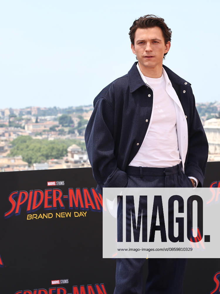 IPA85968681 - Rome, Hotel De la Ville, photocall for the movie Spider-Man: A New Beginning. Pictured: Tom Holland