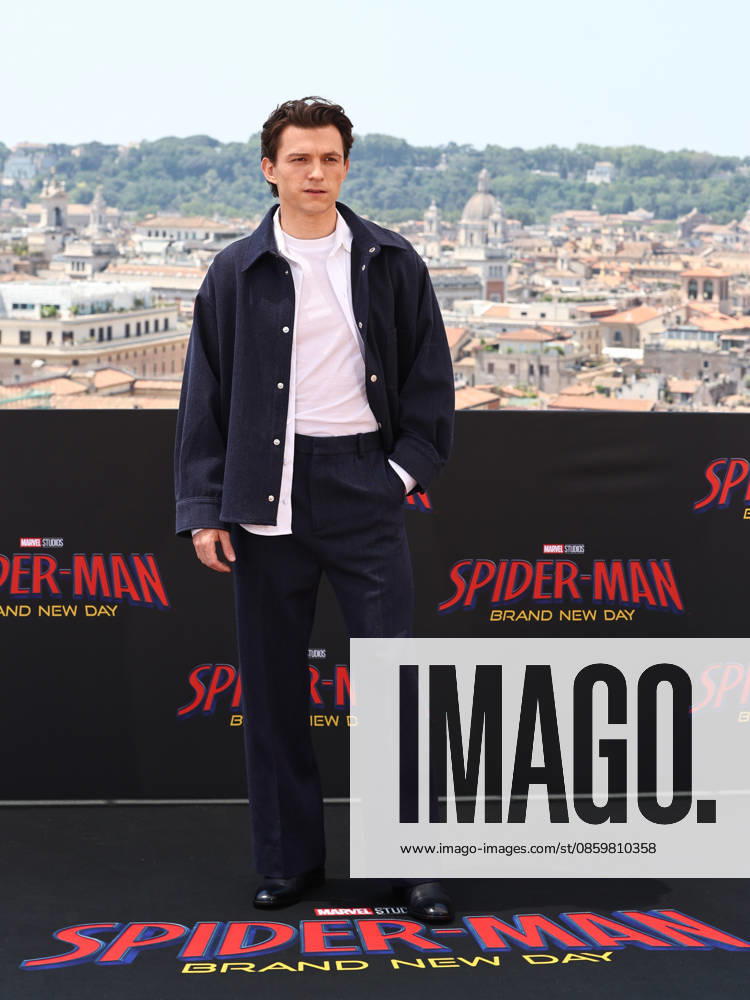 IPA85968592 - Rome, Hotel De la Ville, photocall for the movie Spider-Man: A New Beginning. Pictured: Tom Holland
